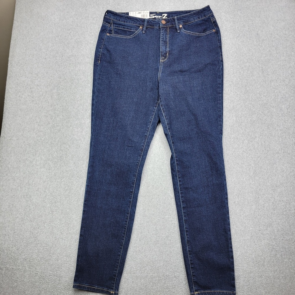 Seven Jeans Women's 12 Skinny Fit High Rise‎ Comfort Stretch Blue NEW